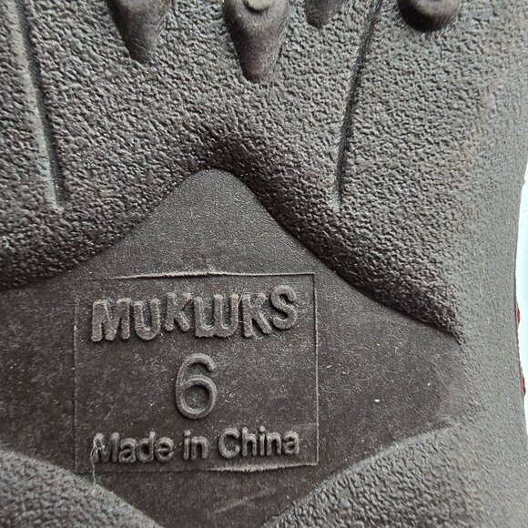 The Mukluks Knit Faux Fur Winter Boots Brown Size 6 Outdoor Snowproof - Picture 7 of 9